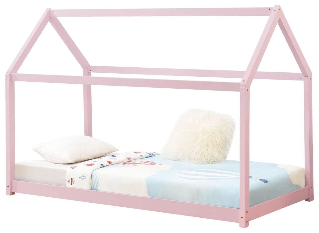 InternetovaZahrada Detská posteľ Carlotta 90 x 200 cm - ružová