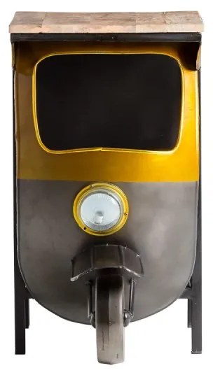 furniture-nabytek.cz - Masívny konzolový stôl TukTuk z mangového dreva, lakovaný, čierny