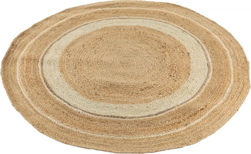 TA Koberec 1463 HNEDÁ OKRÚHLA JUTA Rozmer: 100x100 cm