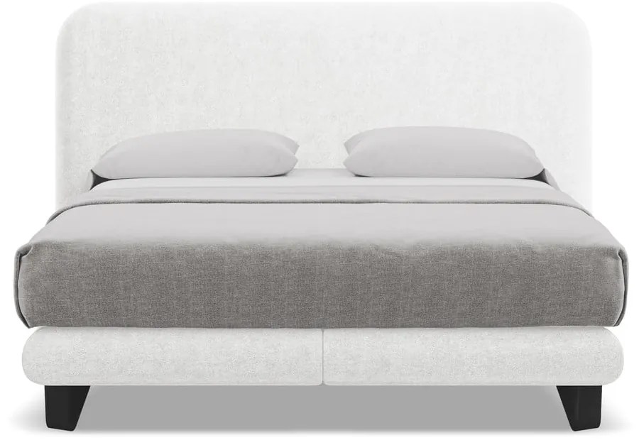 Biela boxspring posteľ 160x200 cm Ilima – Makamii