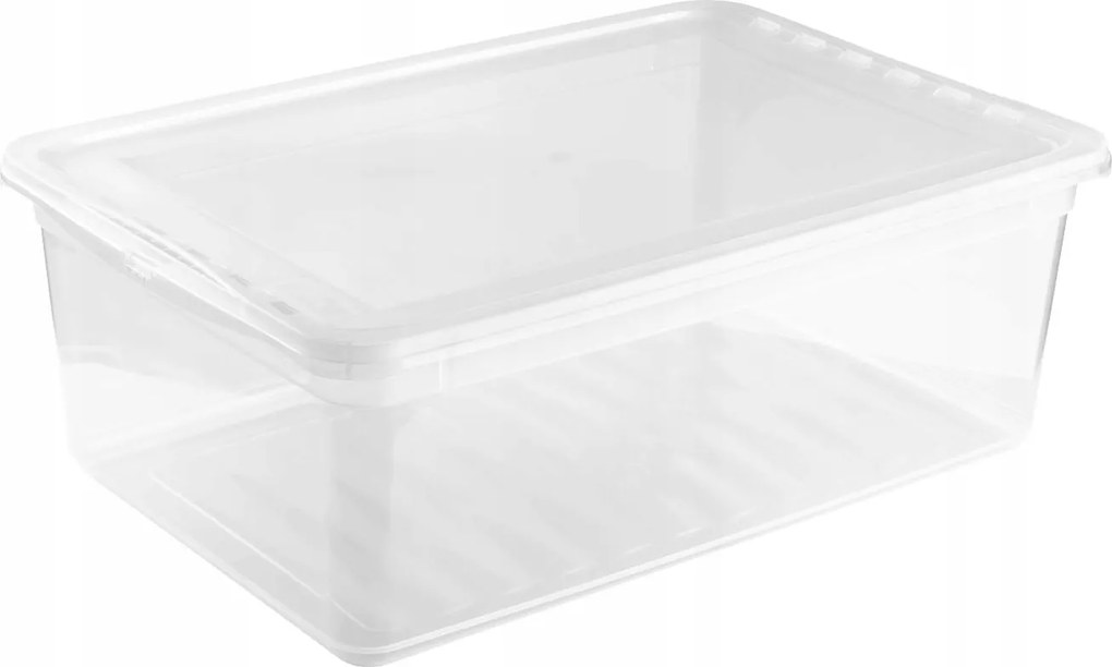 Keeeper Úložný box s vekom (má 2 funkcie) BEA Clearbox 11L, 39 x 29,5 x 14 cm