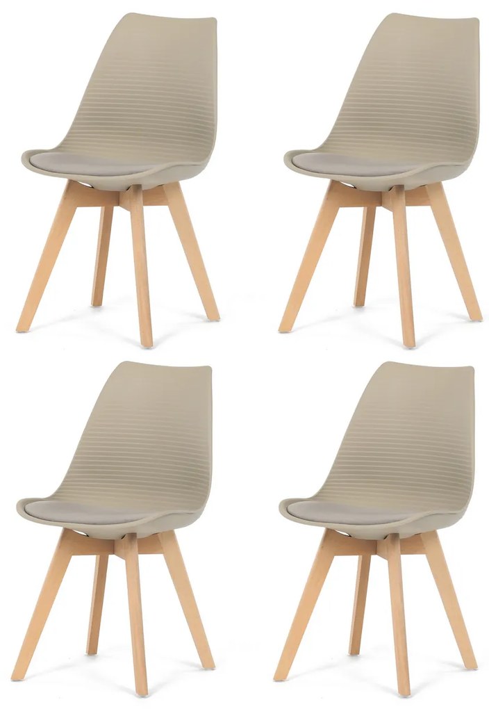 Súprava jedálenských stoličiek CT-X7055 CAP, 4 ks