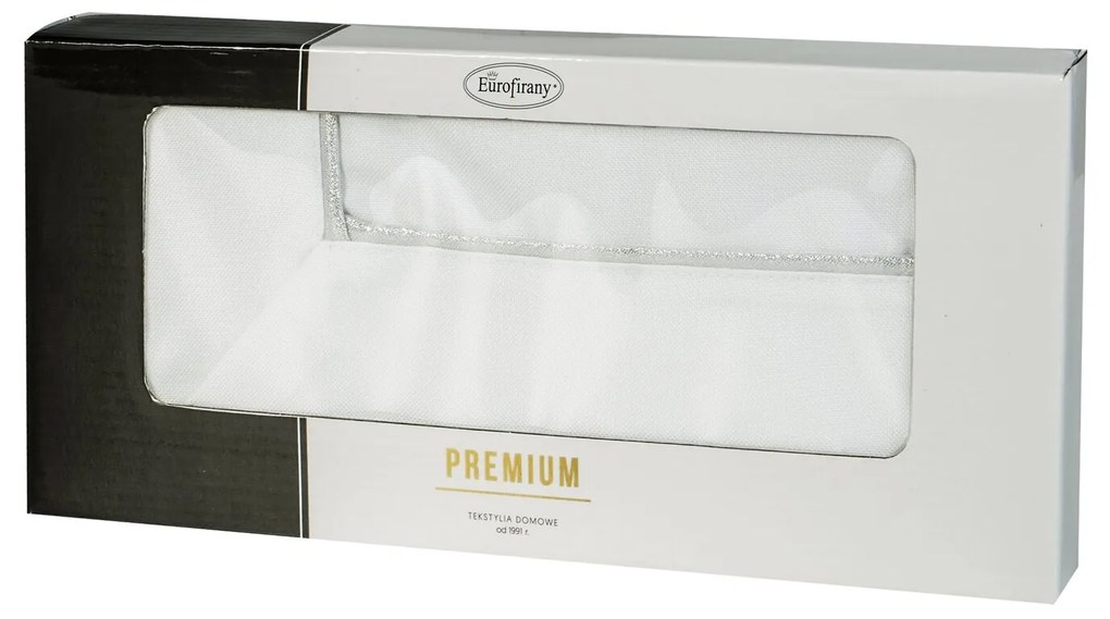 OBRUS MADELE 40X180 CM BIELY