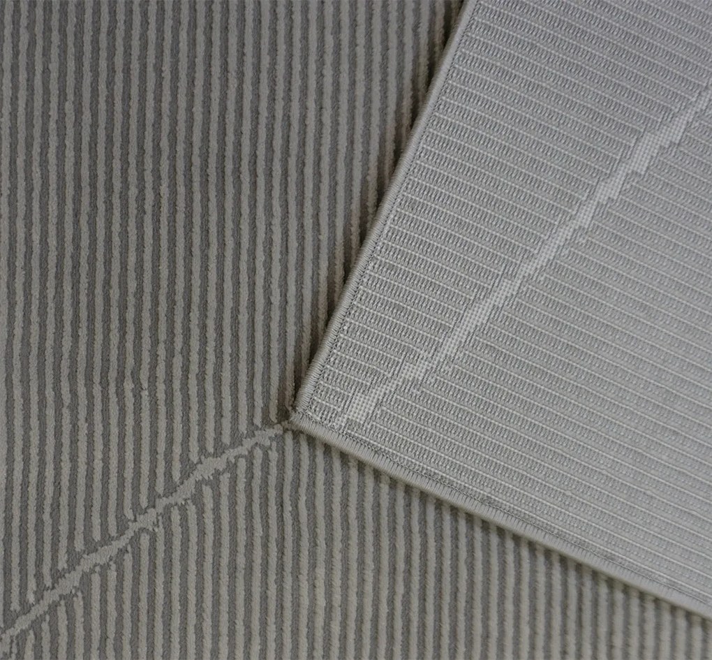 BE Koberec Zurich 1903 GREY – sivý obdĺžnikový Rozmer: 140x190 cm