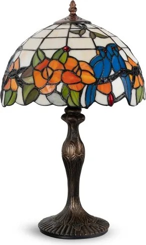 Brilagi - Tiffany vitrážová stolová lampa JUNGLE 1xE27/60W/230V