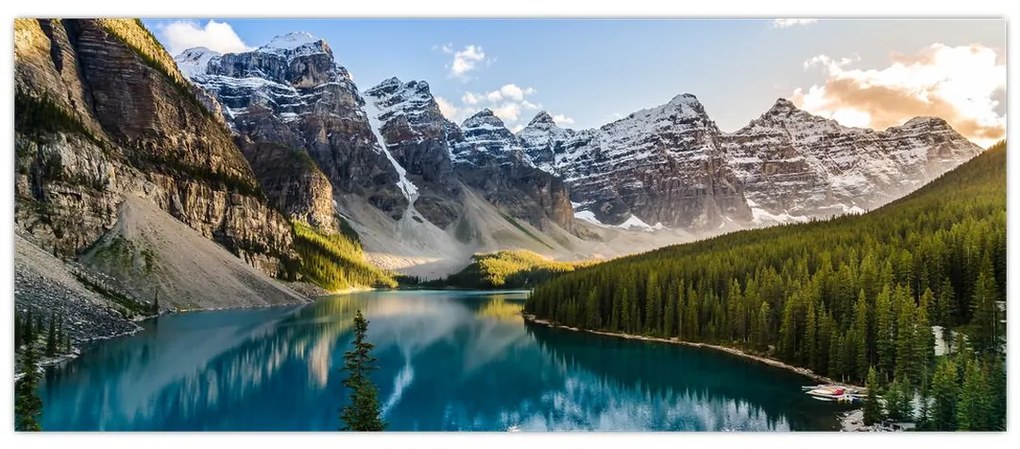 Obraz - Kanada, Národný park Banff, Moraine Lake (120x50 cm)