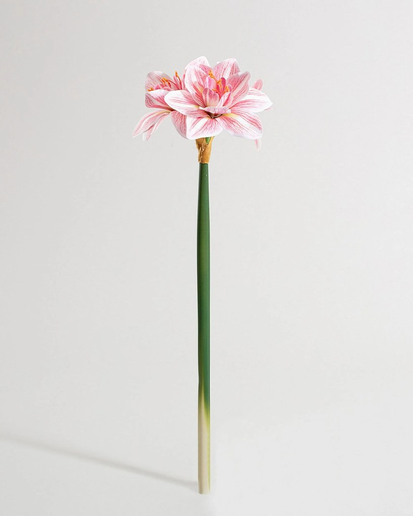 Umelá kvetina Amarylis 62 cm pink