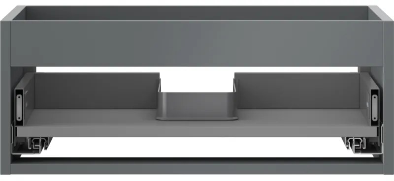 Mexen Box-A, závesná skrinka 60 cm, 1 zásuvka, grafitová matná, 91AX0-0600-235-1-66