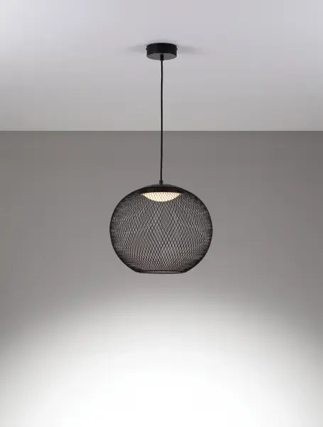 LED čierne dizajnové svietidlo Kinetic 40