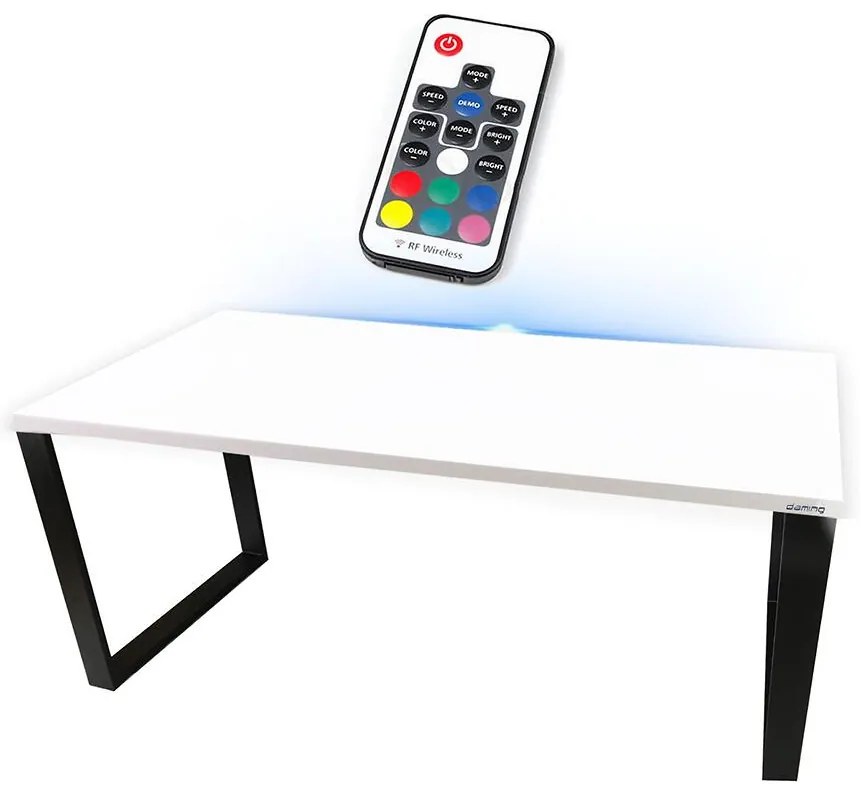 Písací Stôl Top Loft Biely 120x60x2,8 Model 1