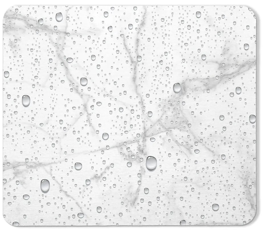 Bielo-sivá kúpeľňová predložka z kremeliny 35x45 cm Aqua – douceur d'intérieur