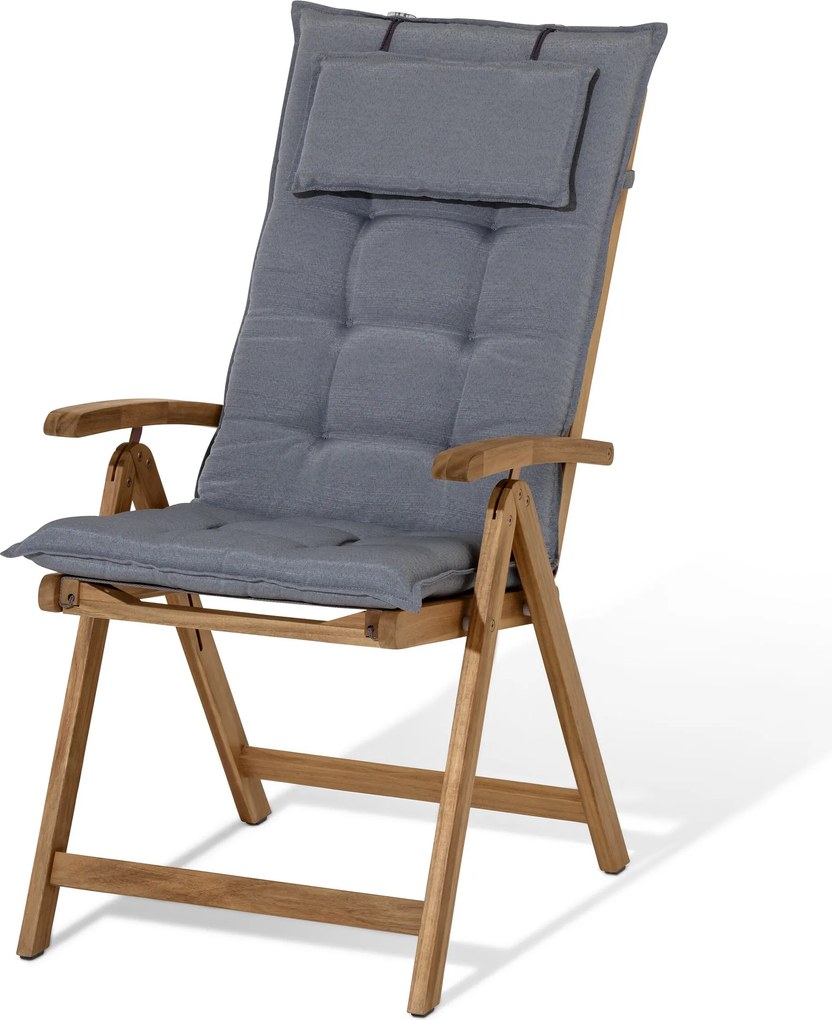 Záhradné kreslo s výpletom Textilene a vysokým nastaviteľným operadlom