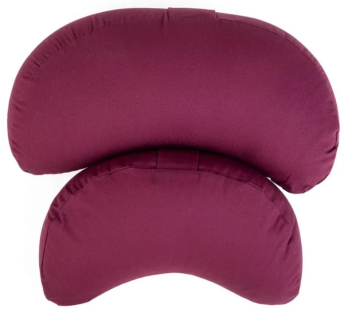 Bodhi Yoga cestovný meditačný vankúš YOGI MOON Mini ECO plnený pohánkou 33 x 13 x 17 cm Farba: Antracitová