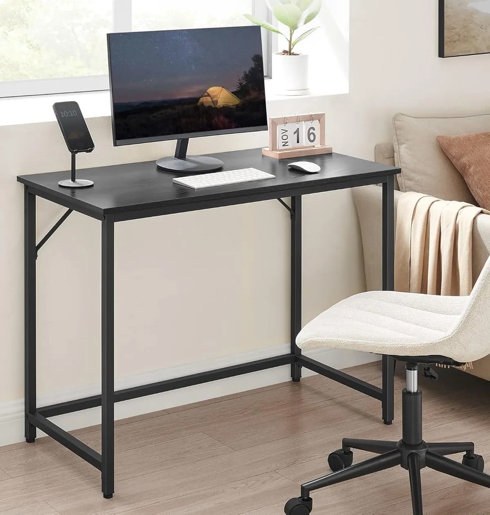 Psací stůl Vasagle Ebeny 100 cm černý