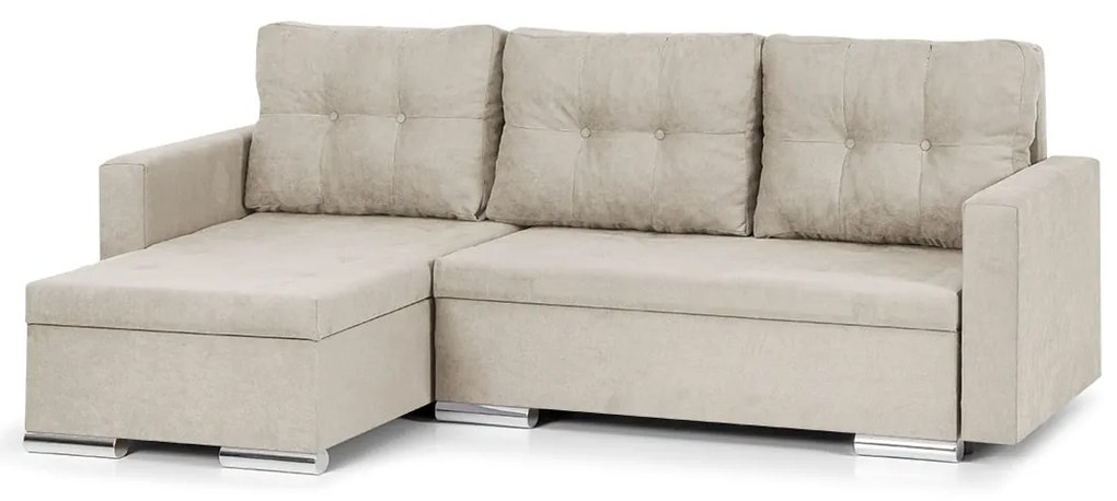 Rohová sedacia súprava s funkciou spania FELIX Béžová