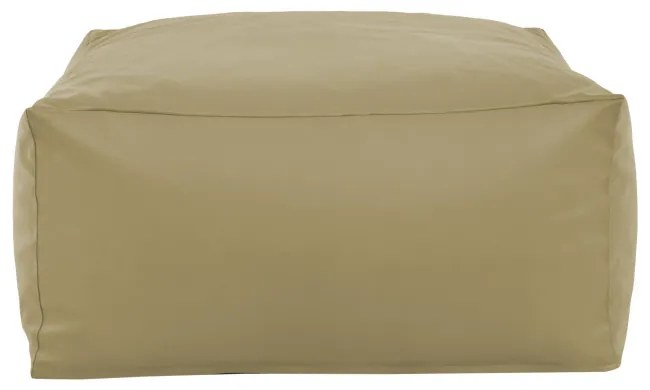 Taburetka béžová kocka ekokoža