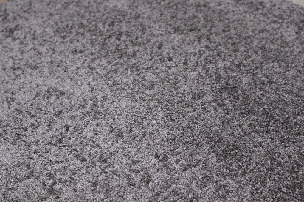 Vopi koberce Kusový koberec Capri šedý štvorec - 100x100 cm