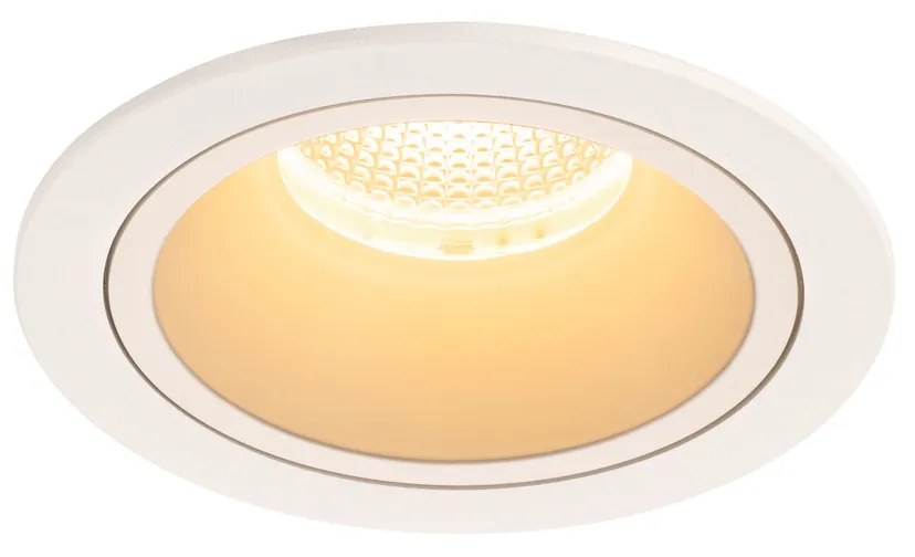 Stropné svietidlo SLV NUMINOS® DL L vnitřní LED zápustné stropné svietidlo biela/biela 3000 K 55° 1003956