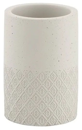 Béžový téglik na zubné kefky Gedy Afrodite – Sapho