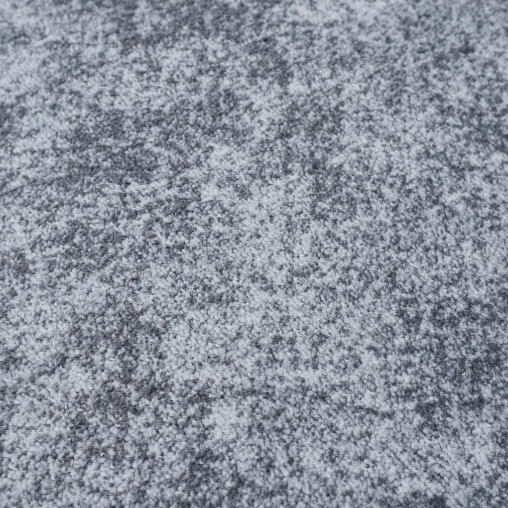 Metrážny koberec Milano 95 šedý, na mieru, šíře 4m, šedá, filc, detská izba, Spoltex
