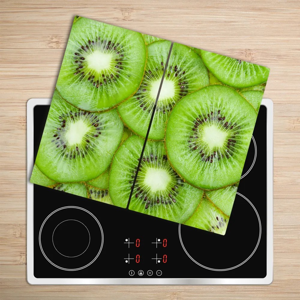 Sklenená doska na krájanie Kiwi 60x52 cm