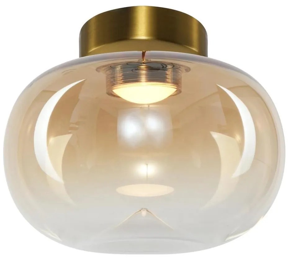 Milagro LED Stropné svietidlo VASO LED/4W/230V pr. 18 cm zlatá/dymová MI2634