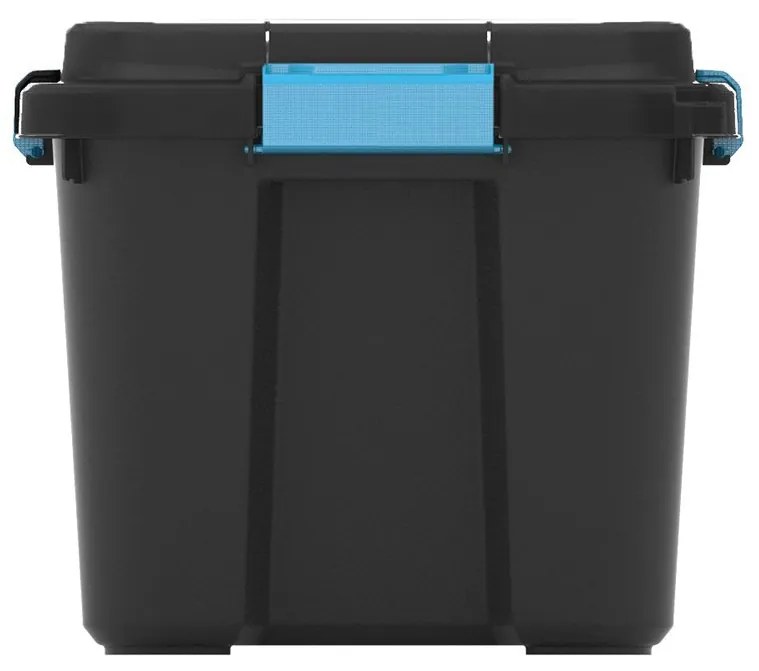 Úložný box z recyklovaného plastu s vekom, Scuba M - 43 l, 34x49,5x39 cm