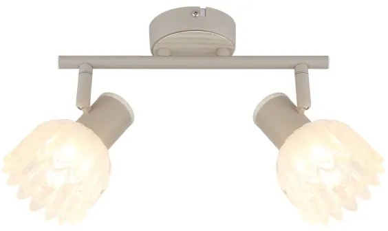 Globo 54317-2 - Bodové svietidlo PLANTA 2xE14/40W/230V