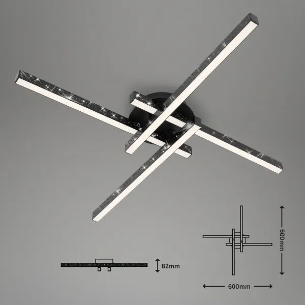 Briloner 3519-045 - LED Prisadený luster REY 4xLED/6W/230V