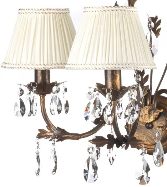 ONLI - Nástenné svietidlo KAREN 3xE14/6W/230V bronzová