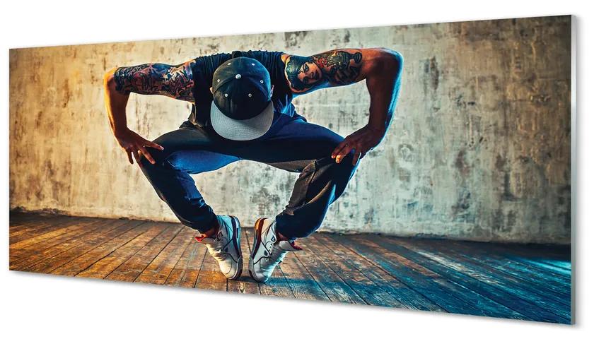 Obraz plexi Muž hip-hop 120x60 cm