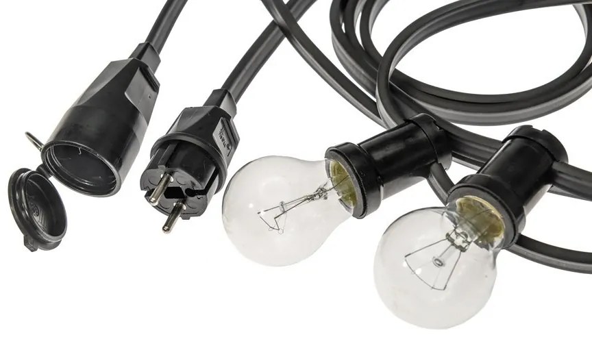 Ecolamp LED svetelná reťaz, 22m, (bez žiaroviek), b