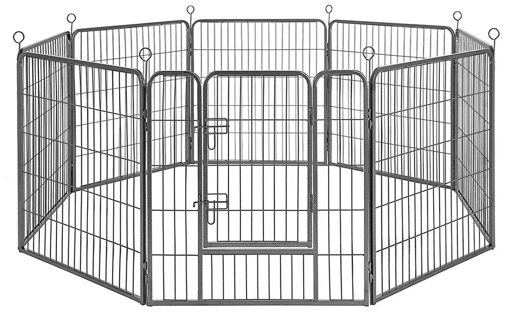 Ohrádka pre zvieratá Babybel 210 cm šedá