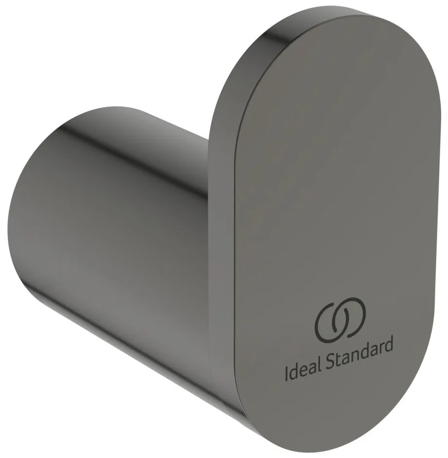 Antracitový nástenný kovový háčik Conca – Ideal Standard