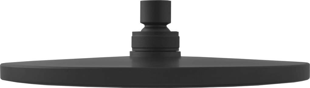 Slezák - RAV Hlavová sprcha okrúhla plastová ø 23 cm - PS0043CMAT, Čierna mat