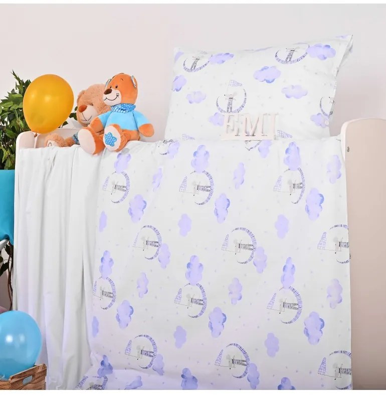 Obliečky detské Myška EMI, Štandardný set jednolôžko obsahuje 1x 140x200 + 1x 70x90