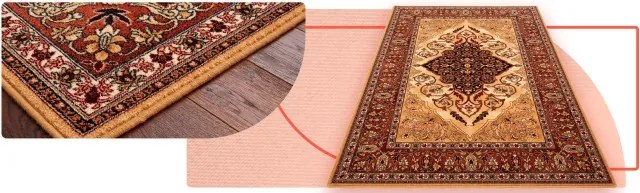 Koberec Agnella Isfahan Leyla jantárový