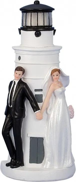 Svadobníci s LED 21cm