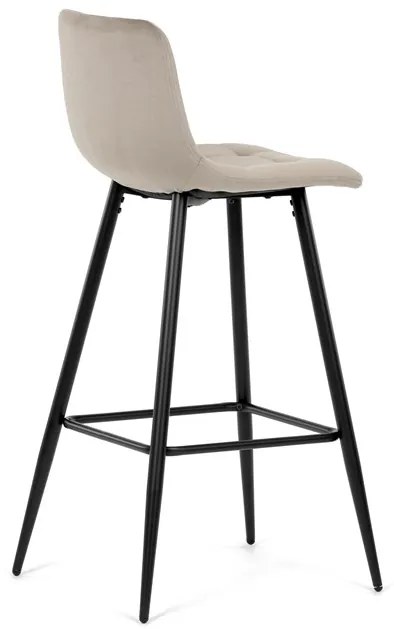 Autronic BONTEC Barová stolička, hnedá, látka, AUB-X7015 CAP2 Farba: Šedá