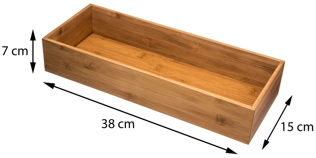 Drevený kuchynský organizér Ali, 15x38 cm