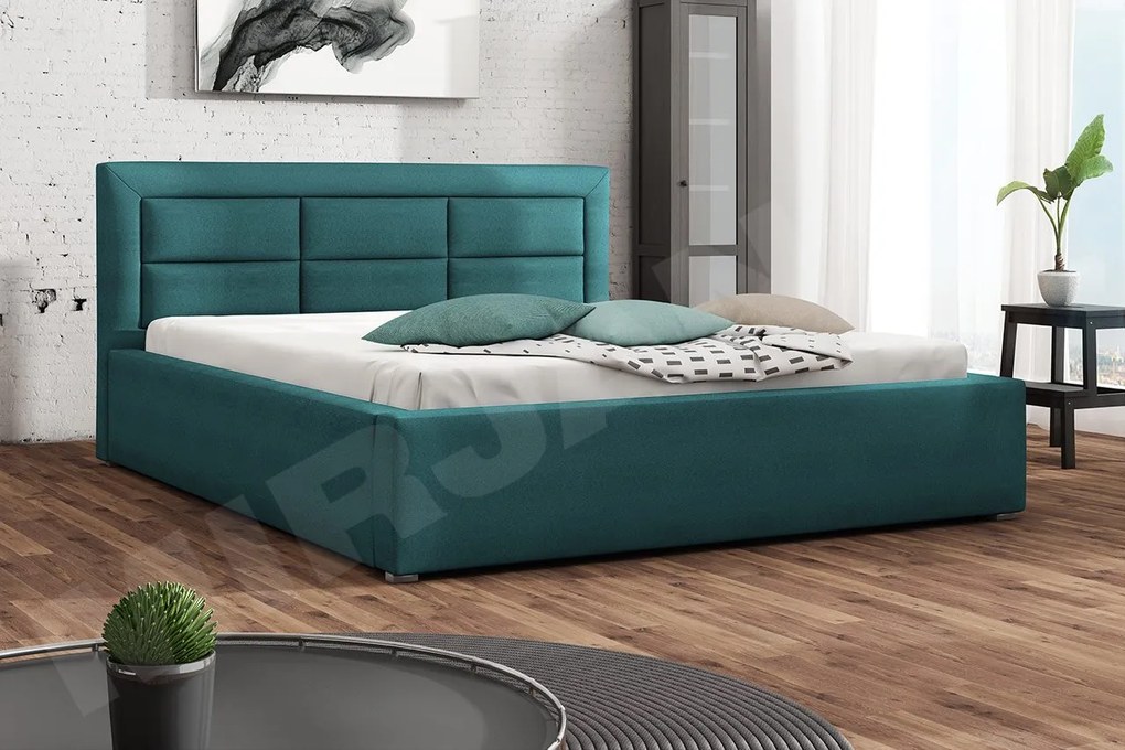 Manželská posteľ Pesto, Rozmer postele: 200x200, Dostupné poťahy: Victoria 14 866