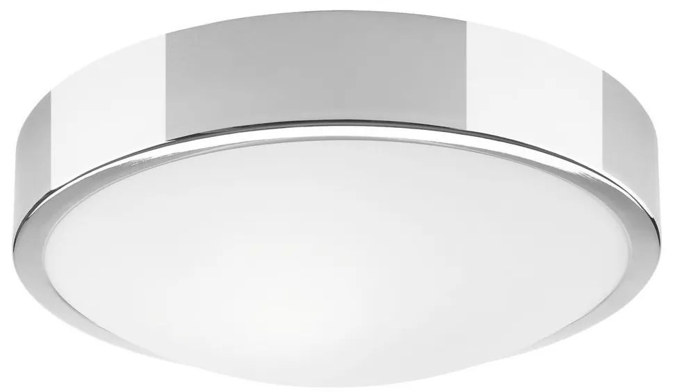 Stropné svietidlo JONAS 1xE27/60W/230V pr. 26 cm lesklý chróm