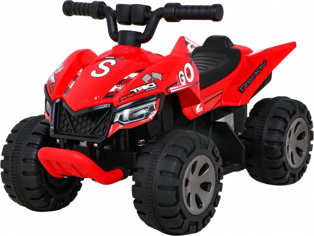 Ramiz Detská elektrická štvorkolka na batérie červená + motor 25W
