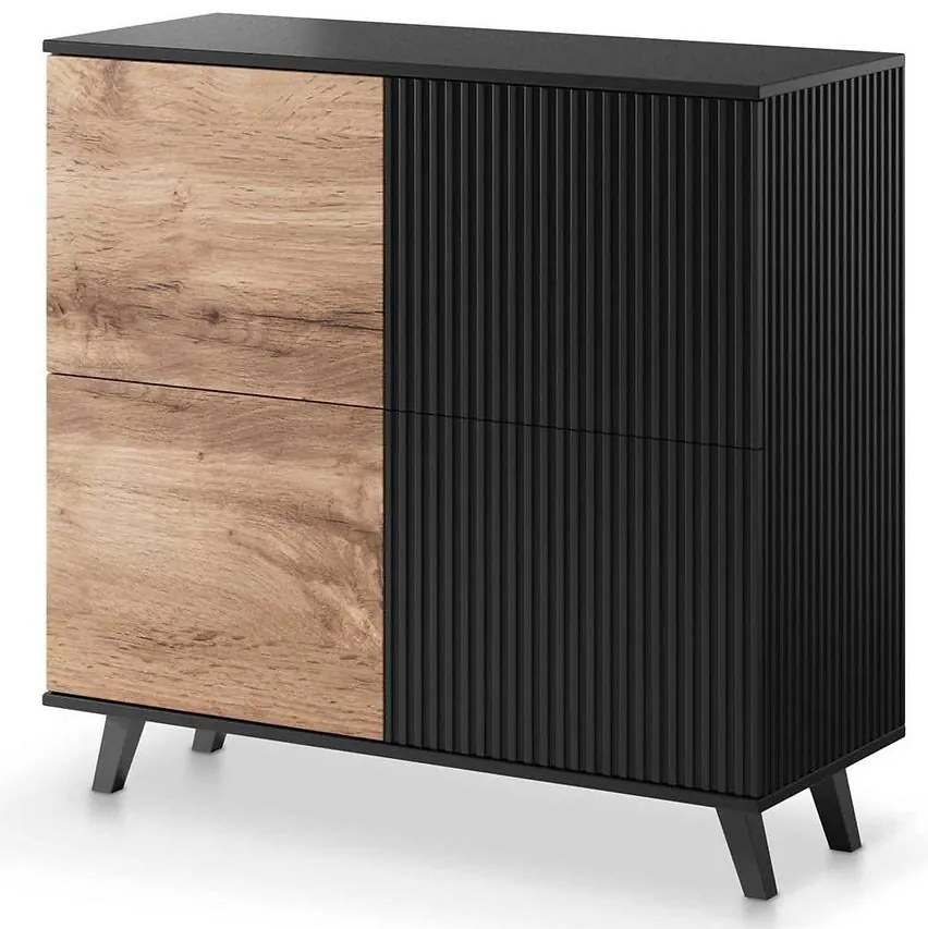 Komoda Random km-2 wotan/čierna