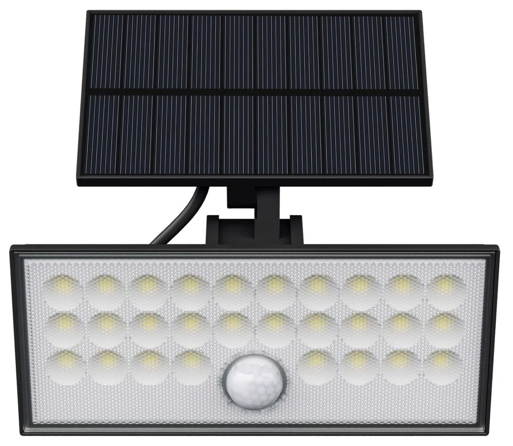 TOP LIGHT Svetlo nástenné Heleon PIR VARIO RC, Čierna