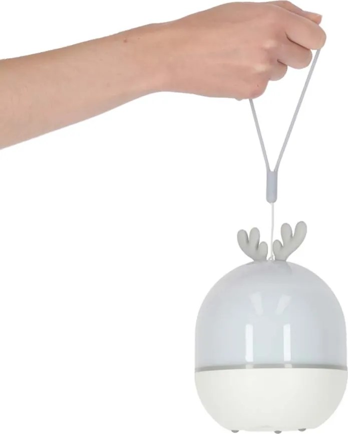 KIK LED nočné svetlo a hviezdny projektor Sob s diaľkovým ovládaním a USB napájaním