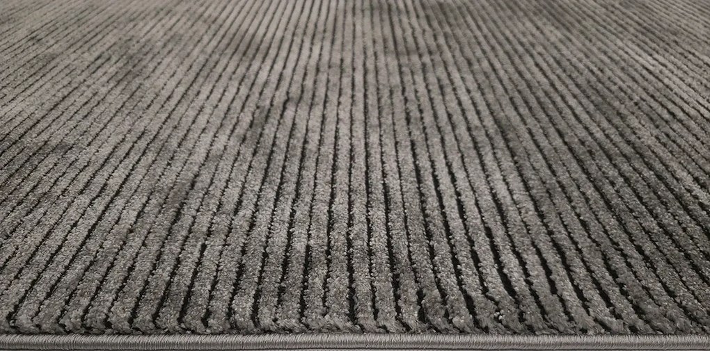 BE Koberec Eforia 9551 GREY – sivý obdĺžnikový Rozmer: 60x100 cm