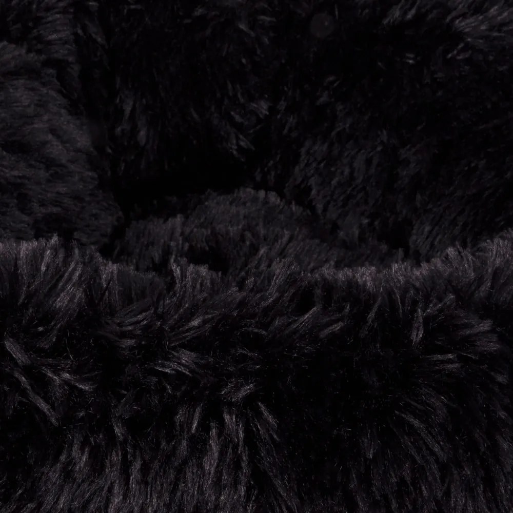 Čierny pelech pre psa ø 75 cm – Love Story