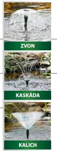 Heissnerovo efektové čerpadlo vrátane 3 efektov, 2500 l/h, 33 W HSP2500-00