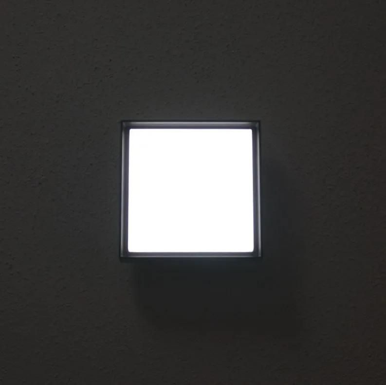 McLED Vonkajšie LED stropné / nástenné osvetlenie ANDROMEDE S, 14W, 3000K, IP65, čierne